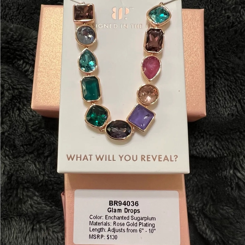 ISO Bomb Party Bracelet Glam Drops Enchanted Sugarplum Rose Gold